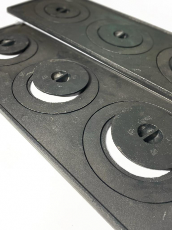 Chapa Para Fogão 3 Furos Com Redução Completa (68X29X26Cm) | CTC Fundidos